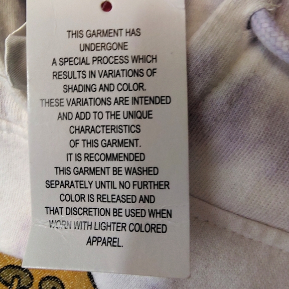 Simpson TAG tie-dyed hoodie, women, lavender/white Marge with the sax, Pockets,S - Picture 7 of 10